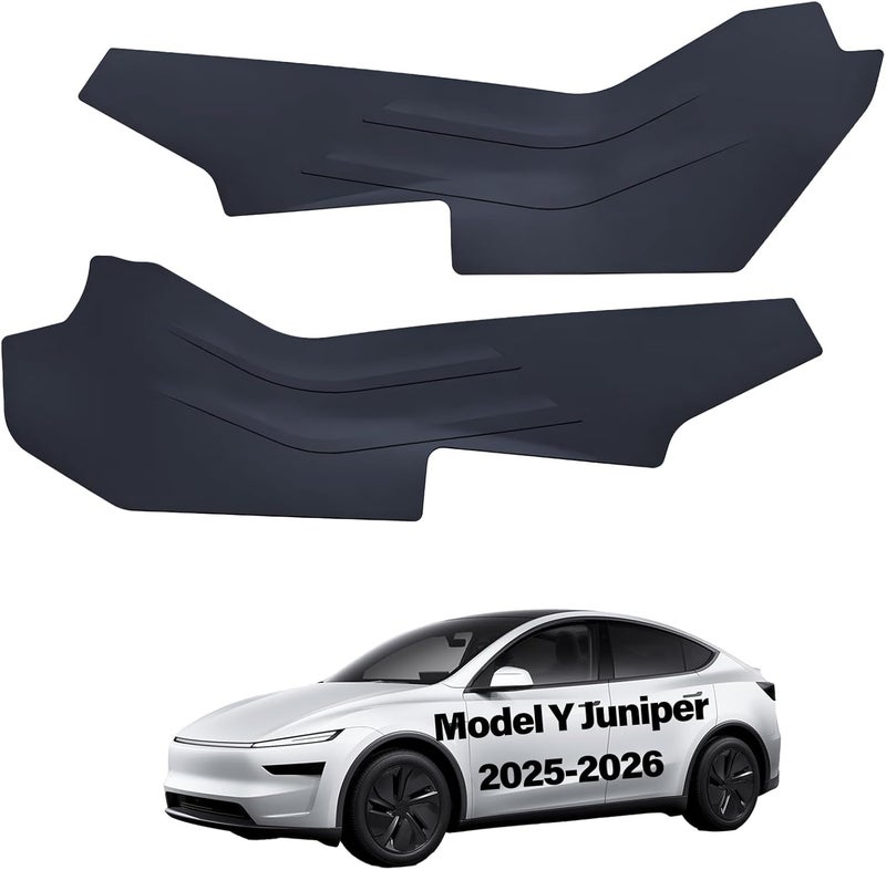 tslmodely 2025 2026 Tesla Model Y Center Console Side Anti-Kick Mats Leather Dead Pedal Side Anti Kick Pads Dust Resistant Pad Protector for New Model Y Launch Series Accessories - Image 1